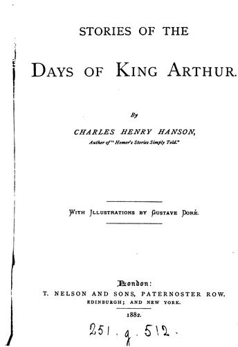 Stories of the Days of King Arthur