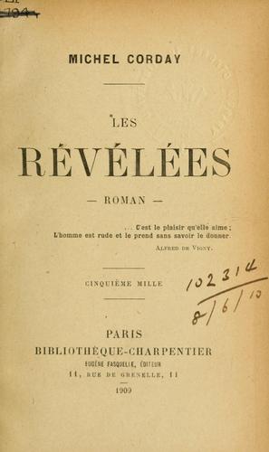 Les révélées: roman
