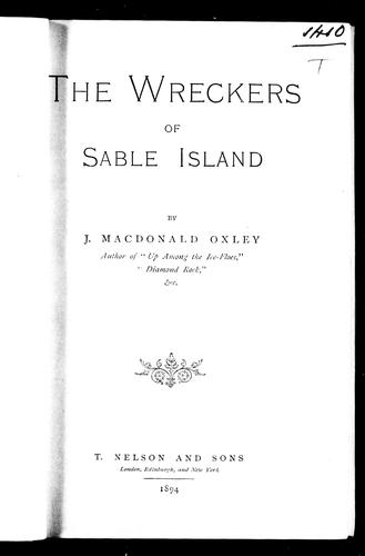 The Wreckers of Sable Island