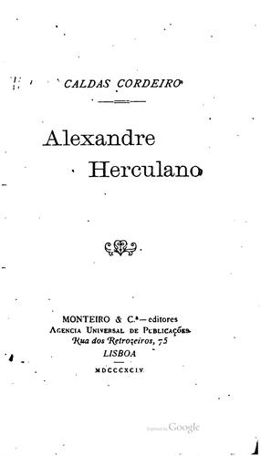 Alexandre Herculano