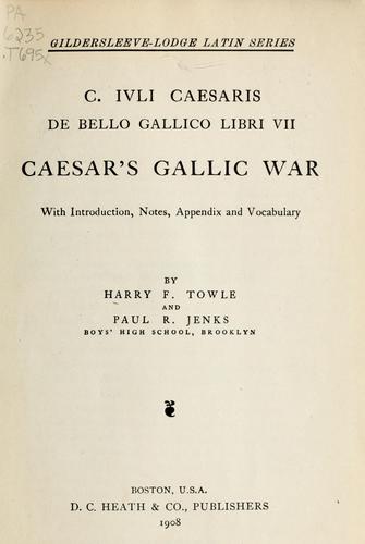 C. Iuli Caesaris De Bello Gallico