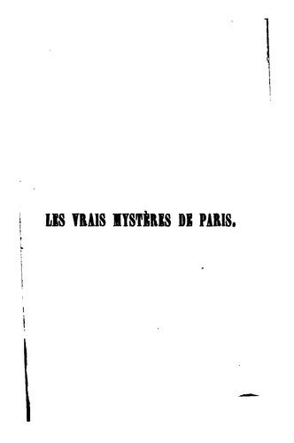 Les vrais mystères de Paris