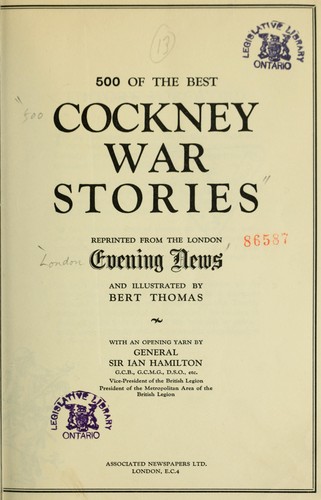 500 of the Best Cockney War Stories