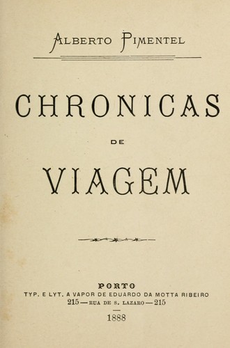 Chronicas de Viagem