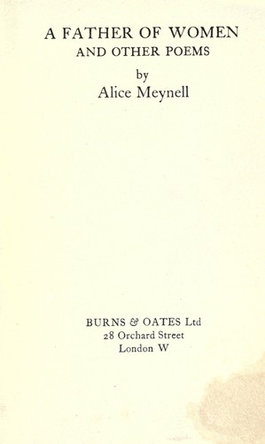 A Father of Women, and Other Poems