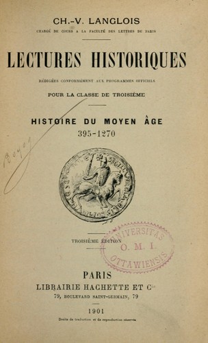 Histoire du moyen âge 395-1270
