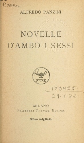 Novelle d'ambo i sessi