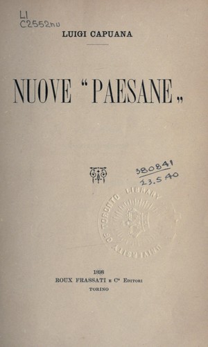 Nuove "Paesane"