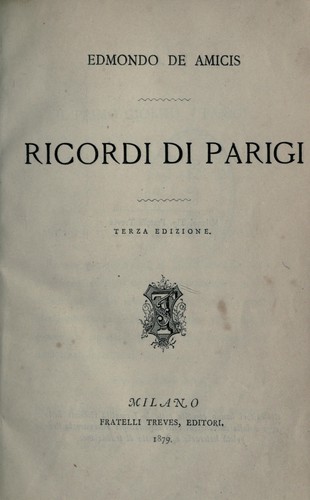 Ricordi di Parigi