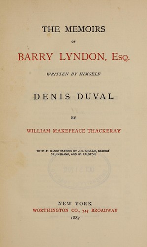 Memoirs of Barry Lyndon, Esq.