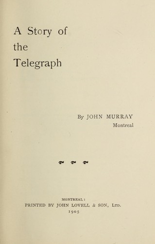 A Story of the Telegraph