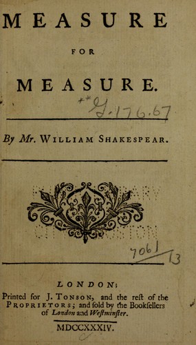 Measure For Measure