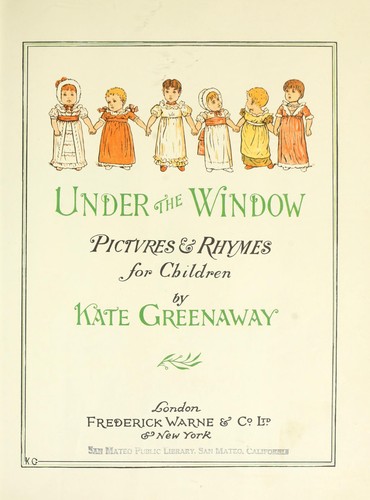 Under the Window: Pictures & Rhymes for Children