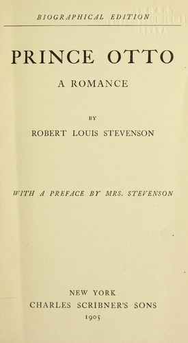Prince Otto, a Romance
