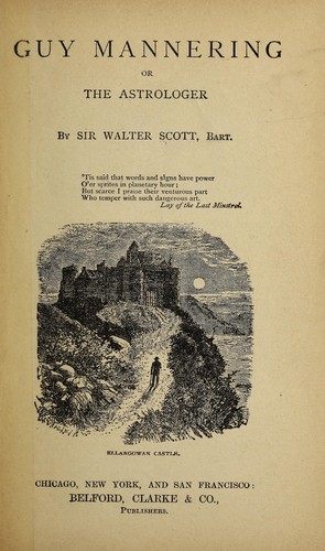 Guy Mannering, or, The Astrologer