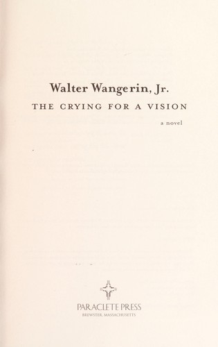 Visioning , A Novel