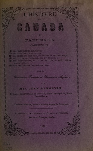 Histoire du Canada et voyages que les Freres mineurs recollects y ont faicts pour la conversion des infidelles.
