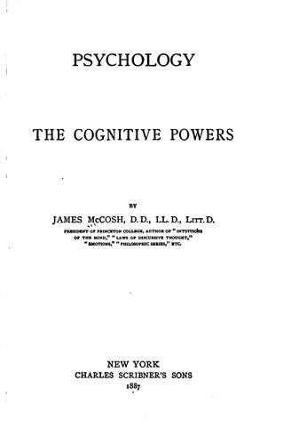 Psychology: the Cognitive Powers